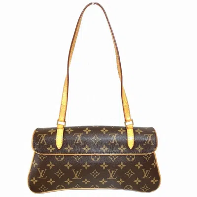 Pre-owned Louis Vuitton Marelle Brown Canvas Shopper Bag ()