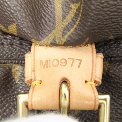 Pre-owned Louis Vuitton Montsouris Brown Canvas Backpack Bag ()