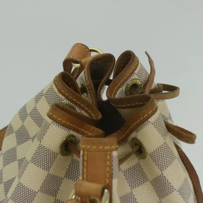 Pre-owned Louis Vuitton Noé Bb White Canvas Shoulder Bag ()