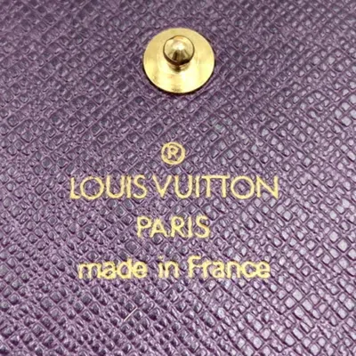 Pre-owned Louis Vuitton Porte-monnaie Yellow Leather Wallet  ()