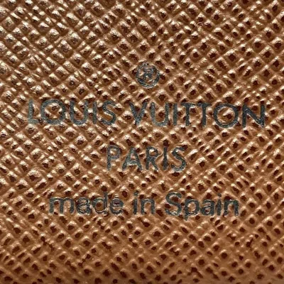 Pre-owned Louis Vuitton Portefeuille Viennois Brown Canvas Wallet  ()