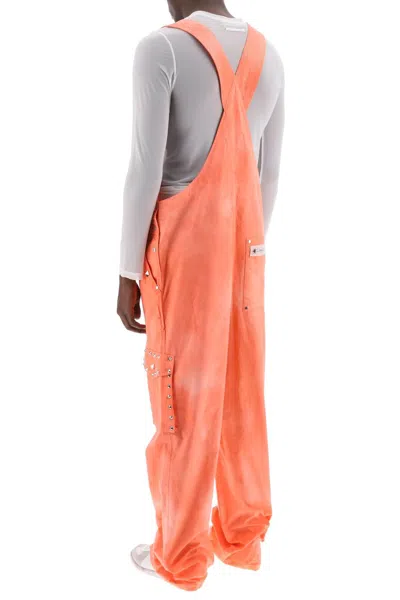 Shop Acne Studios Cotton Overalls With Studs