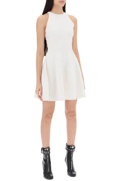 Shop Alexander Mcqueen "mini Knitted Skater Dress