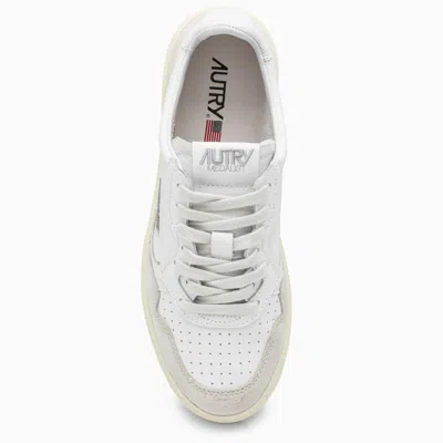 Autry White Leather Medalist Low-top Sneakers In White
