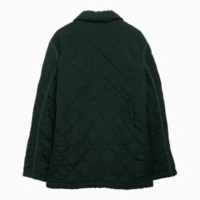 Shop Burberry Ivy Coloured Quilted Jacket In Nylon