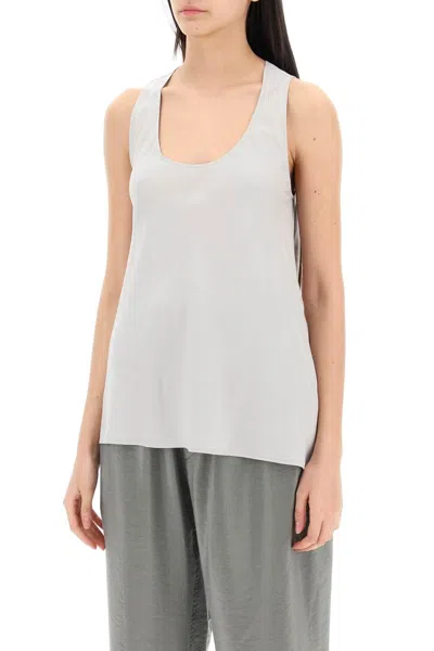 Shop Lemaire Sleeveless Top With Diagonal