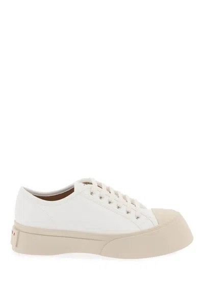 Shop Marni Leather Pablo Sneakers