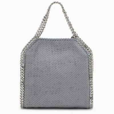 Shop Stella Mccartney Stella Mc Cartney Falabella Mini Grey Blue Bag