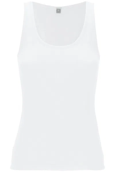 Shop Totême Toteme "ribbed Jersey Tank Top With