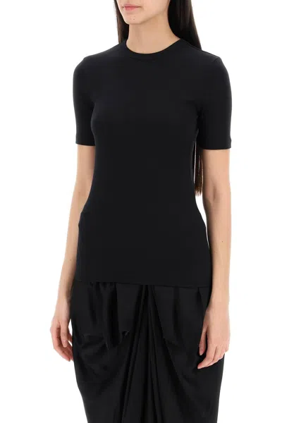 Shop Totême Toteme Ribbed Jersey T Shirt For A