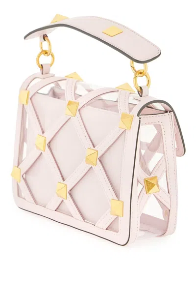 Shop Valentino Garavani Roman Stud Handbag With Additional Chain