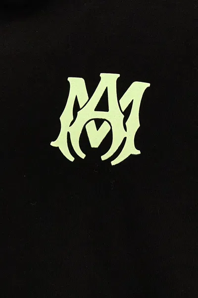 Shop Amiri Men 'ma Logo' Hoodie In Black