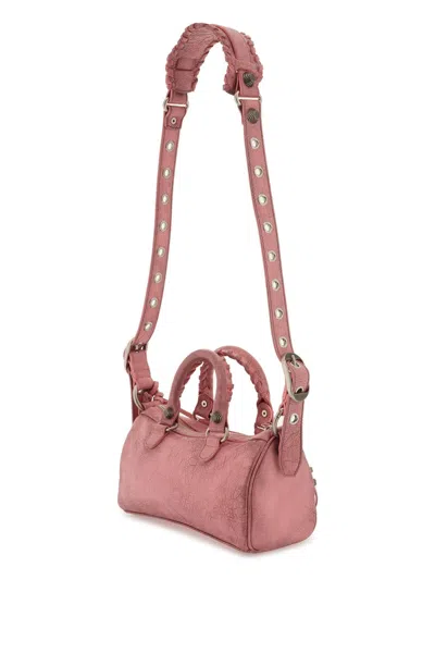 Shop Balenciaga Le Cagole Mini Duffle Bag Women In Pink