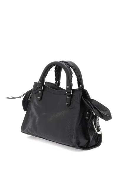 Shop Balenciaga Neo Cagole Xs Bag Women In Black