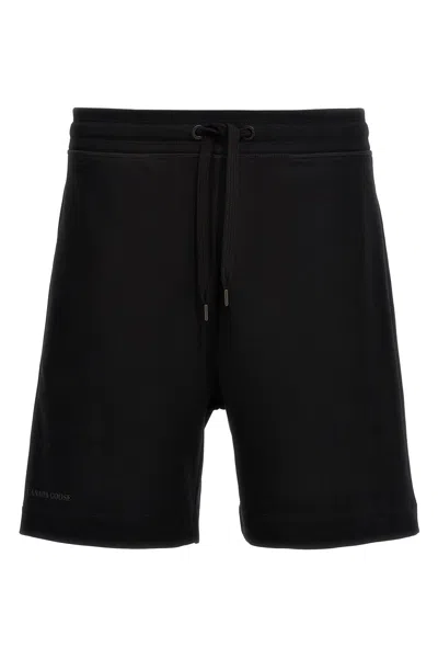 Shop Canada Goose Men 'huron' Bermuda Shorts In Black