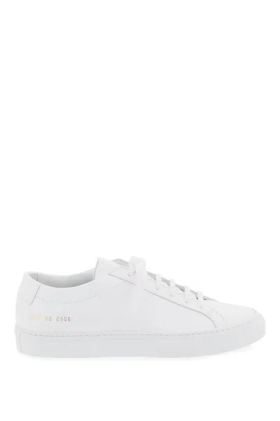 Shop Common Projects Original Achilles Leather Sneakers Women In White