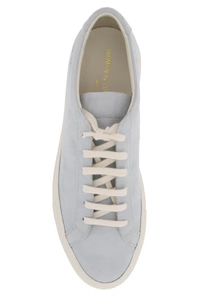 Shop Common Projects Suede Original Achilles Sneakers Women In Blue