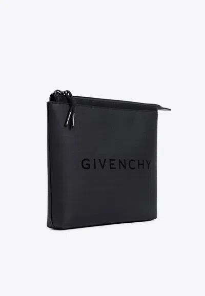Shop Givenchy 4g Logo Travel Pouch In Black