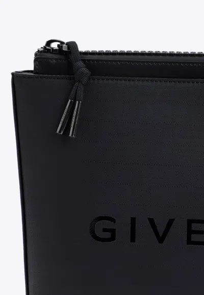 Shop Givenchy 4g Logo Travel Pouch In Black