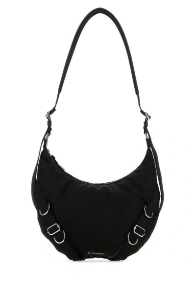Shop Givenchy Man Black Nylon Blend Voyou Crossbody Bag