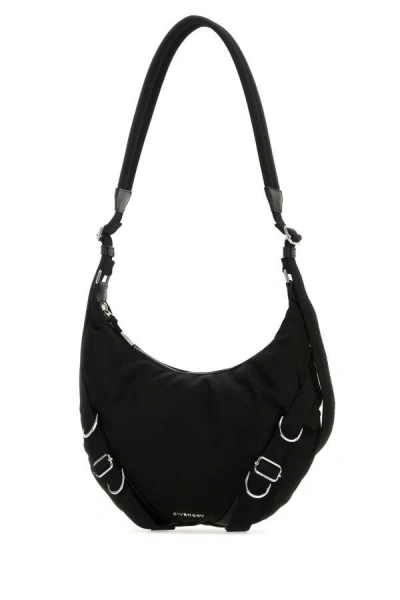 Shop Givenchy Man Black Nylon Blend Voyou Crossbody Bag