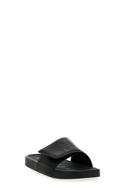 Shop Givenchy Men 'slide' Sandals In Multicolor