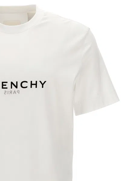 Shop Givenchy Men Logo T-shirt In White