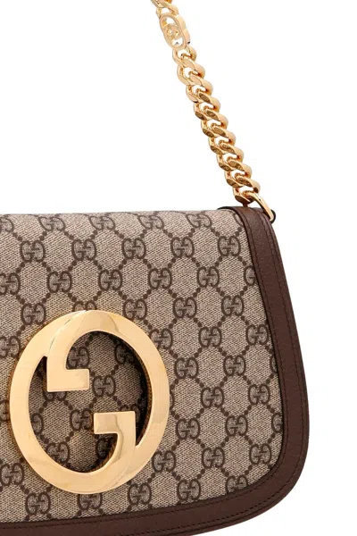 Shop Gucci Women ' Blondie' Shoulder Bag In Cream