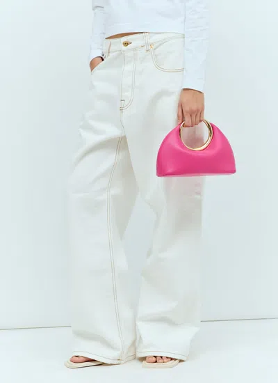 Shop Jacquemus Women Le Petit Calino Handbag In Pink