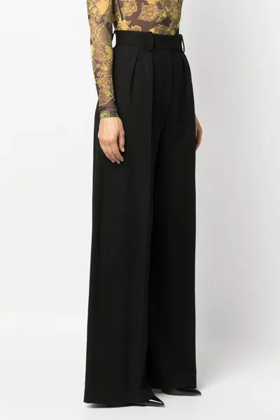 Shop Khaite Women 'teyana' Pants In Black