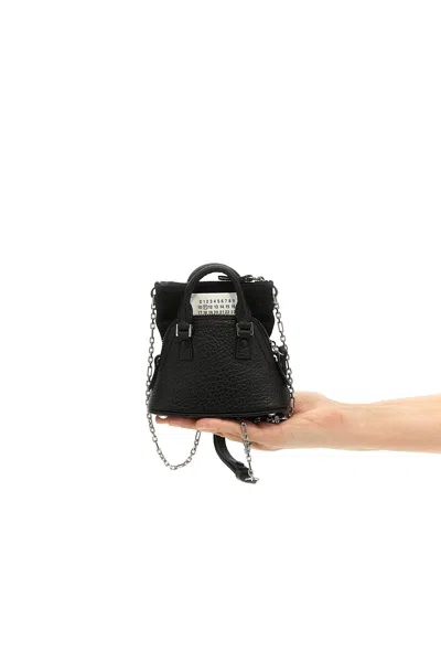 Shop Maison Margiela Women '5ac Classique Baby' Shoulder Bag In Black