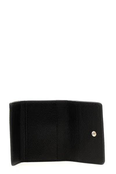 Shop Maison Margiela Women Snap Button Wallet In Black