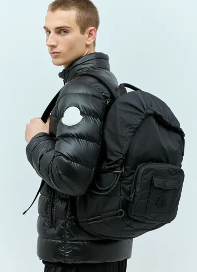Shop Moncler Men Makaio Backpack In Black