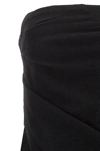 Shop Rick Owens Women Asymmetrical Top In Black