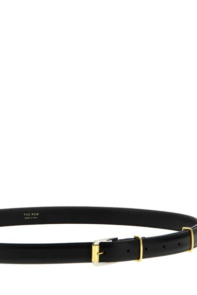 Shop The Row Women 'art Deco' Belt In Black