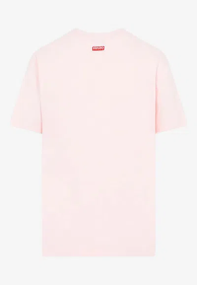 Shop Kenzo Boke Flower Crewneck T-shirt In Pink