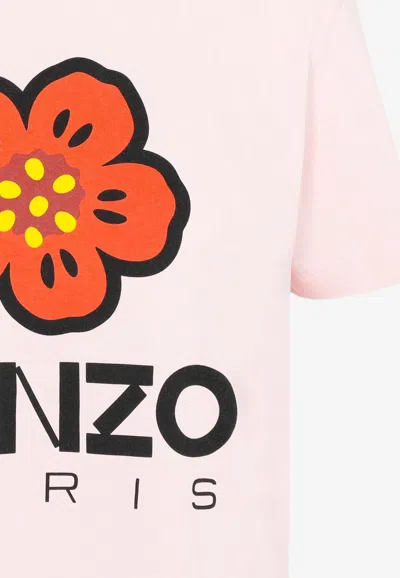 Shop Kenzo Boke Flower Crewneck T-shirt In Pink
