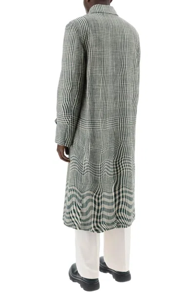 Shop Burberry Houndstooth Car Coat With