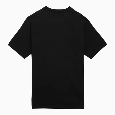 Shop Dolce & Gabbana Dolce&gabbana Black Cotton T Shirt With Logo