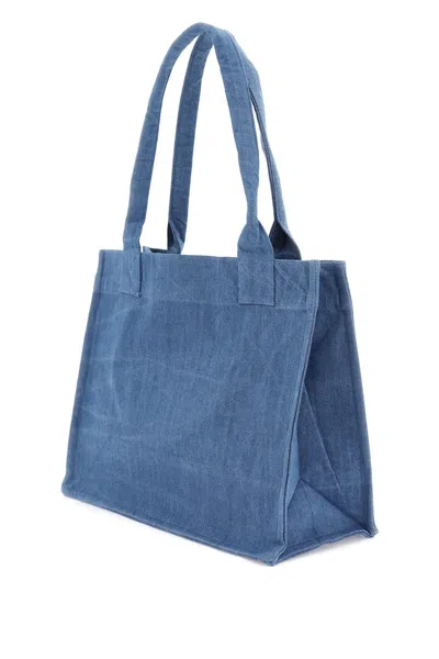 Shop Ganni Tote Bag With Embroidery
