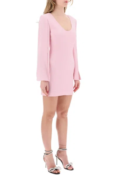 Shop Roland Mouret "mini Dress With Cape Sleeves"