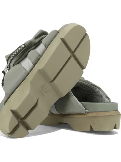 Shop Sacai "pocket" Sandals