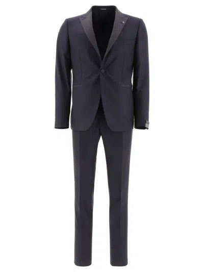 Shop Tagliatore Single Breasted Tailored Suit