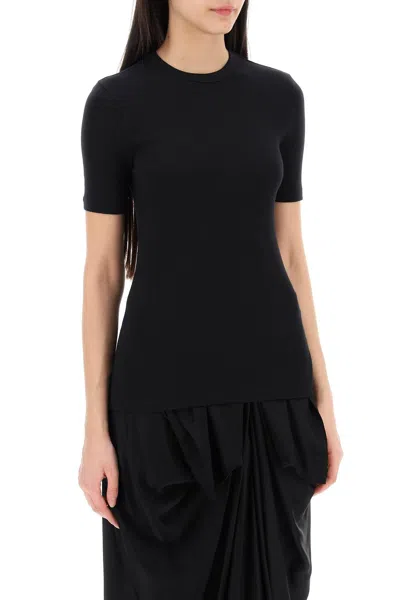 Shop Totême Toteme Ribbed Jersey T Shirt For A