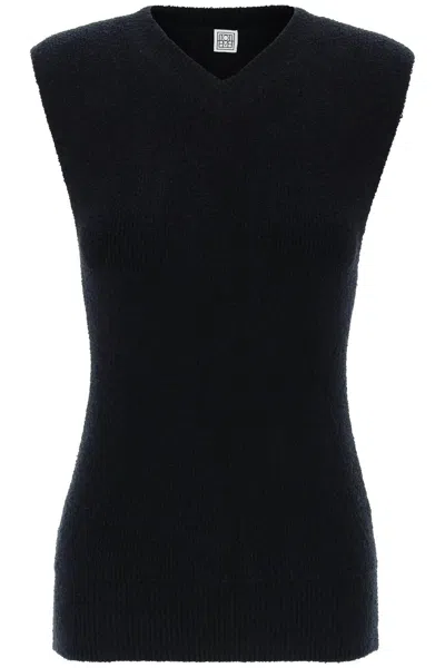 Shop Totême Toteme Sleeveless Top In Terry