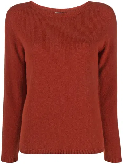 S Max Mara Giori Cashmere And Wool Sweater In Orange