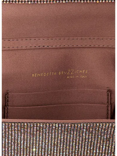 Shop Benedetta Bruzziches 'vittissima' Handbag In Gold