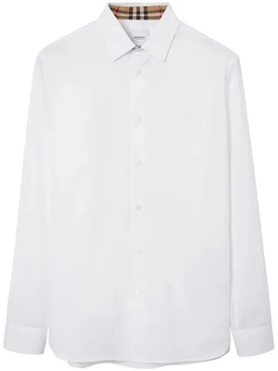 Shop Burberry Shirt Clothing In White