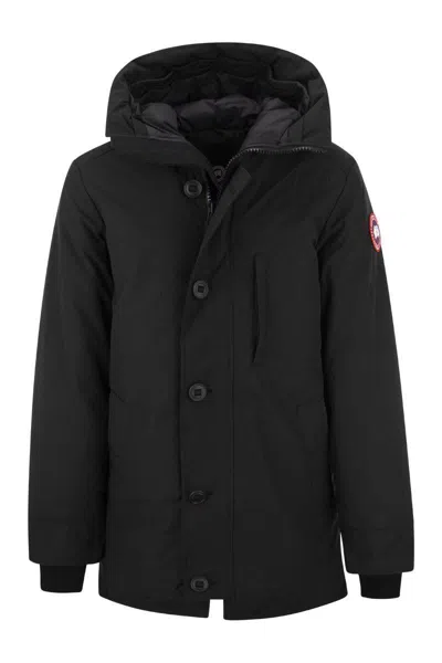 Shop Canada Goose Chateau - Hooded Parka In Black