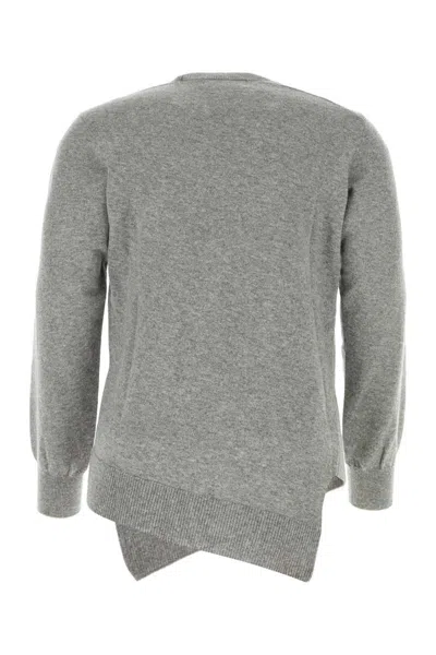 Shop Comme Des Garçons Knitwear In Grey